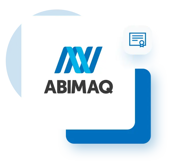 Selo de qualidade certificada ABIMAQ