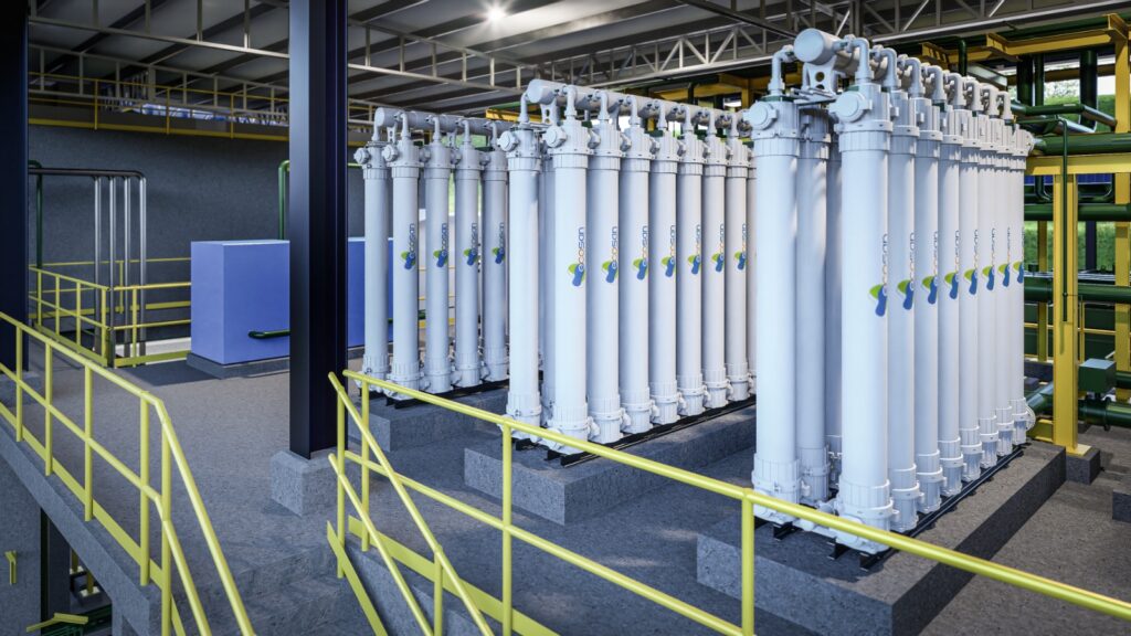 sistema de ultrafiltração industrial para reuso de água